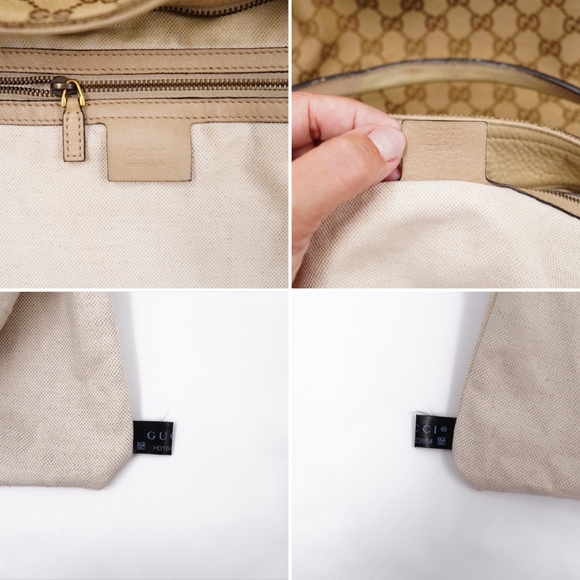 AO34❤️Gucci Miss GG Canvas Convertible Tote - Picture 10 of 14